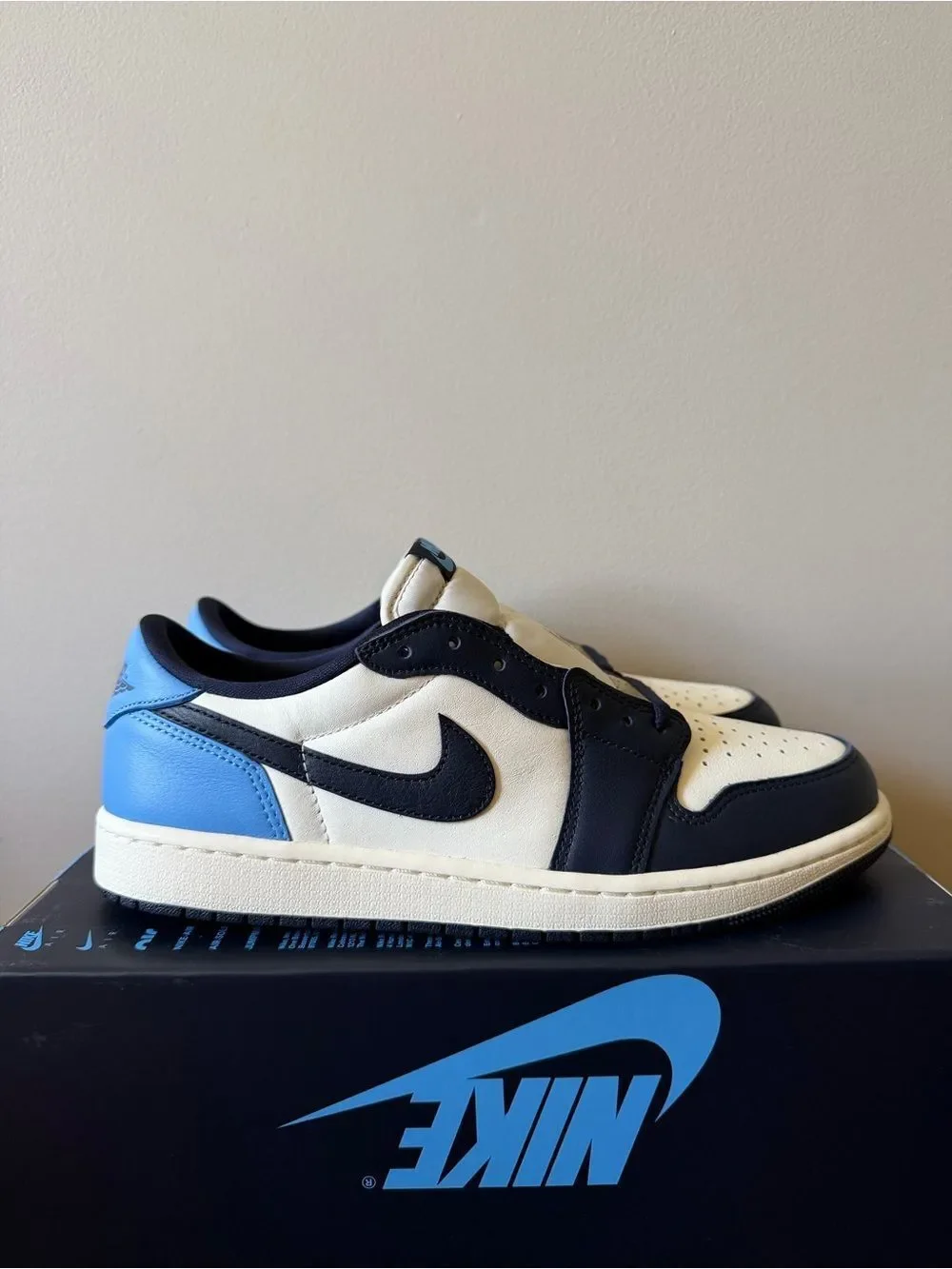 Air Jordan 1 Retro Low Obsidian University Blue CZ0790-400 Men’s Size 10.5